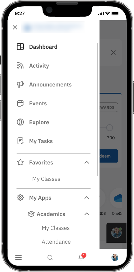Mobile dashboard