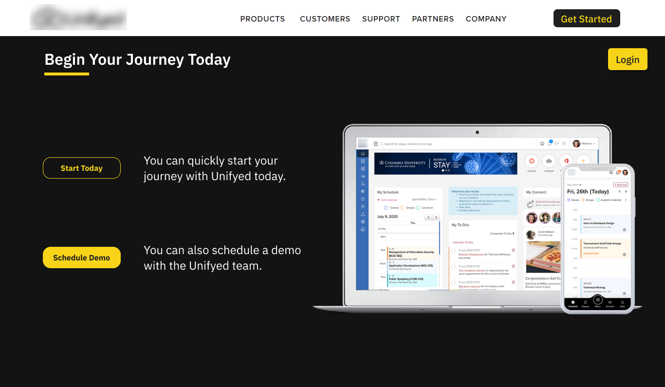 Self-serve signup / marketing entry